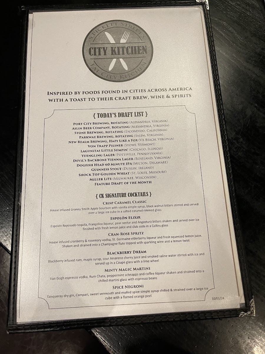 City Kitchen Menu - Image 3