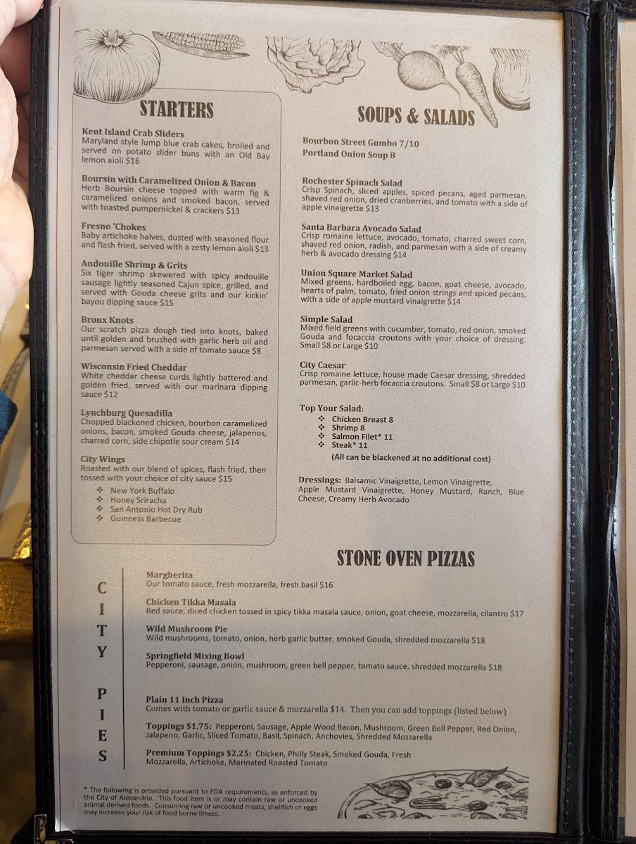 City Kitchen Menu - Image 4